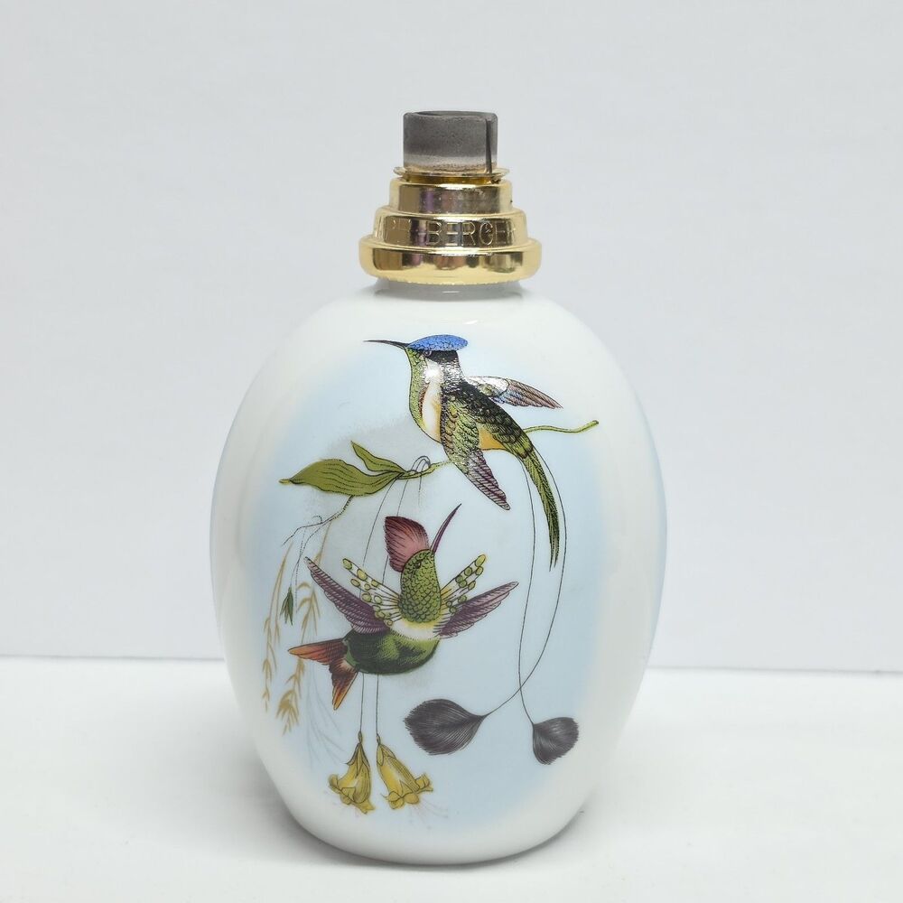 Lampe Berger Paris Limoges Porcelain Hummingbird Catalytic Lamp NO CAP and LID